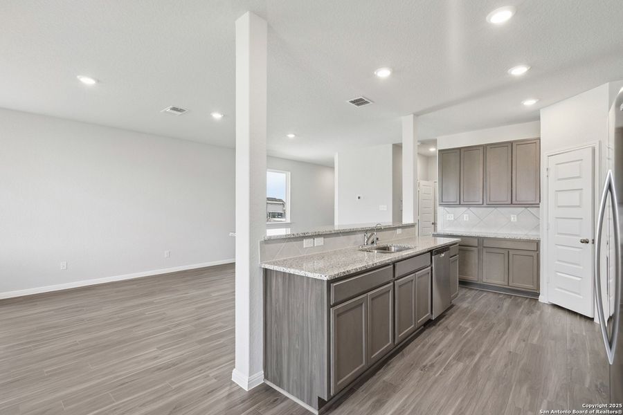 Furnished interior view inside a new home in Melissa Ranch, San Antonio (Image 8). Furnished interior view inside a new home in Melissa Ranch, San Antonio (Image 8).