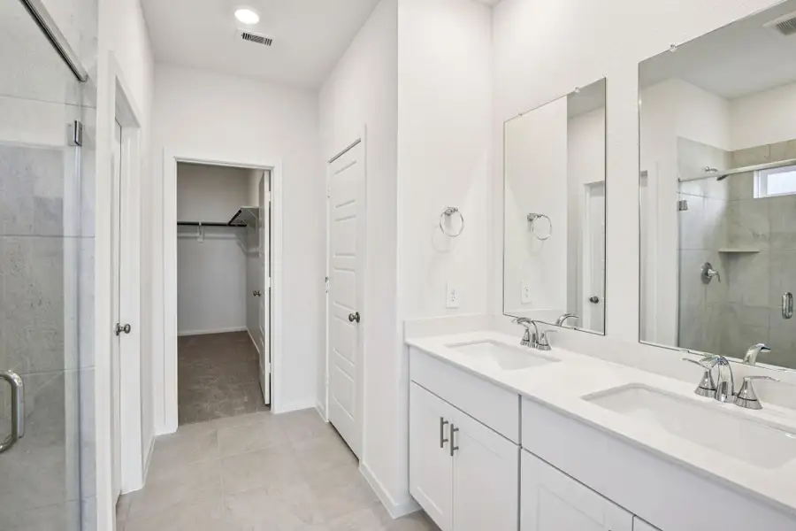 Furnished interior view inside a new home in Landing Meadows - Traditional Series, New Caney (Image 15).