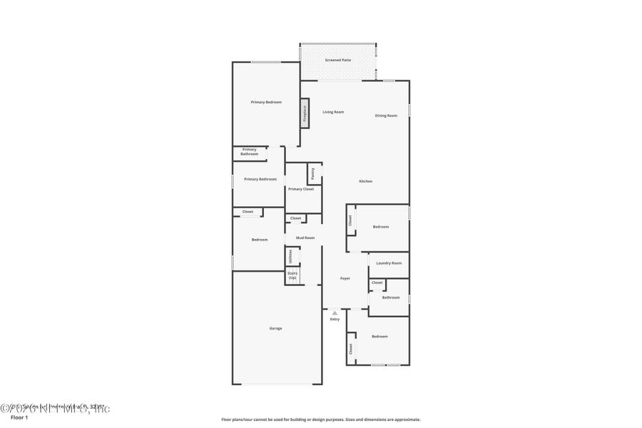 2D floor plan layout of this home in , Ponte Vedra, FL (Image 4).