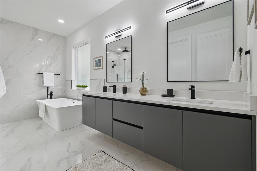 Furnished interior view inside a new home in , Tampa (Image 17).