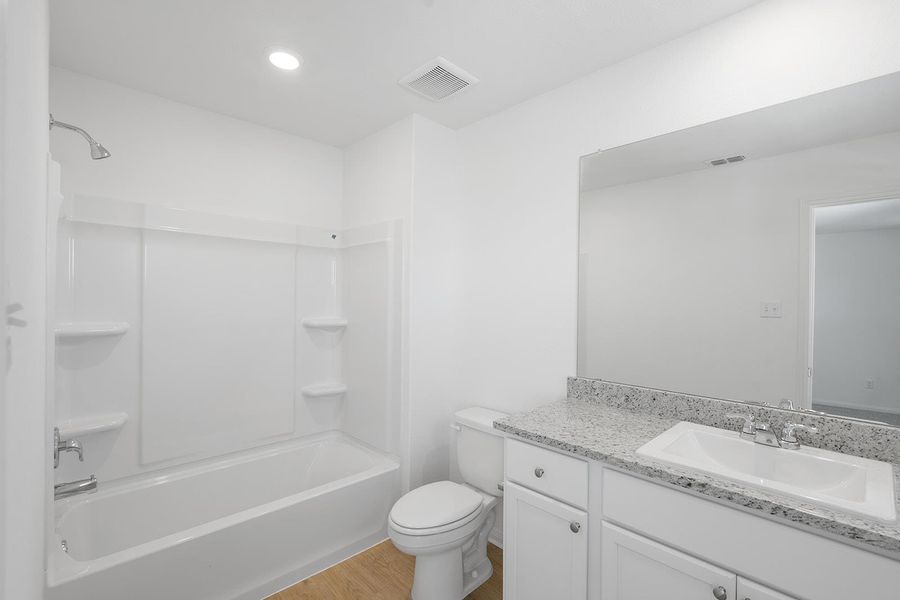 Furnished interior view inside a new home in Canyon Ranch, Jarrell (Image 3).