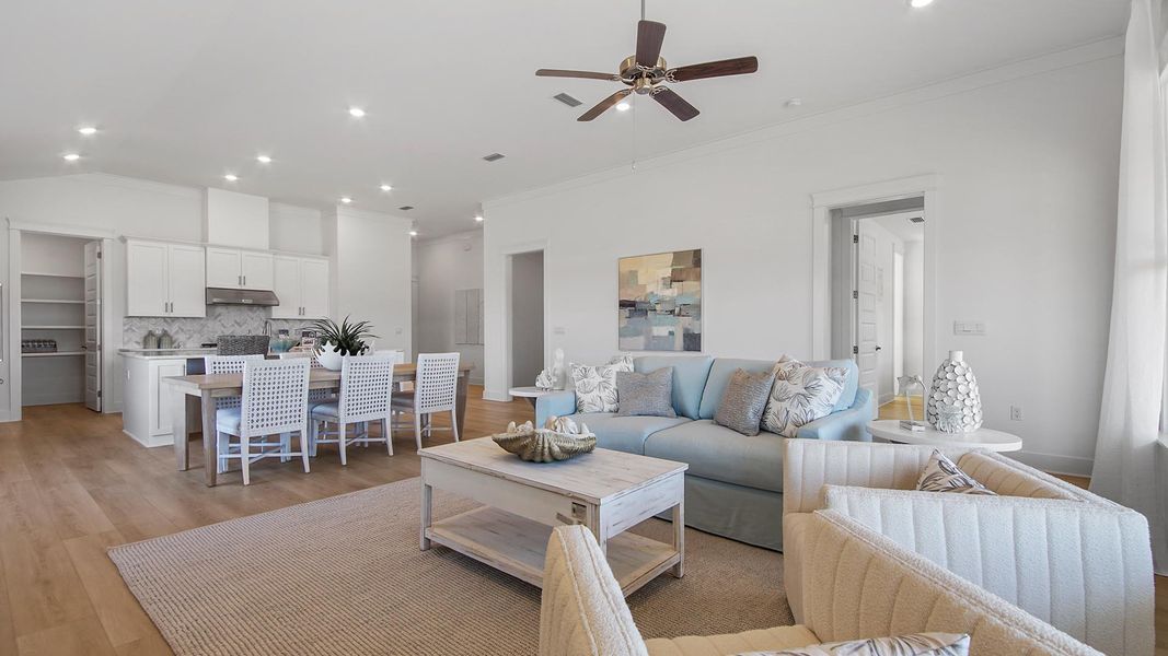 Representative furnished interior of a home built from the Jubilee by D.R. Horton in Breakfast Point East Phase II, Panama City Beach (Image 16).
