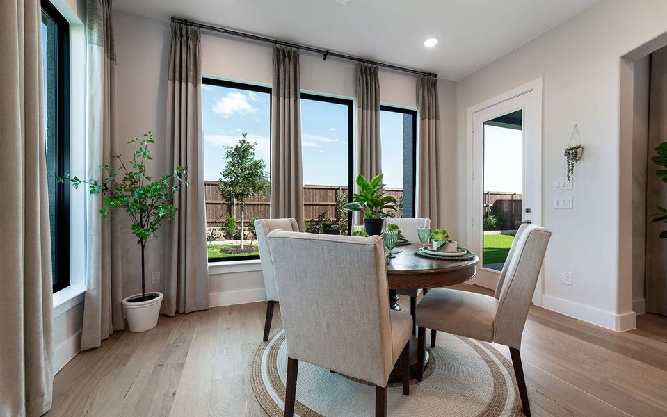Furnished interior view inside a new home in Marvida, Cypress (Image 15).