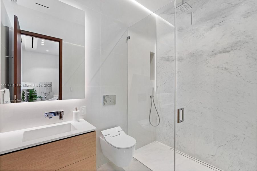 Furnished interior view inside a new home in , Miami (Image 38). Furnished interior view inside a new home in , Miami (Image 38).