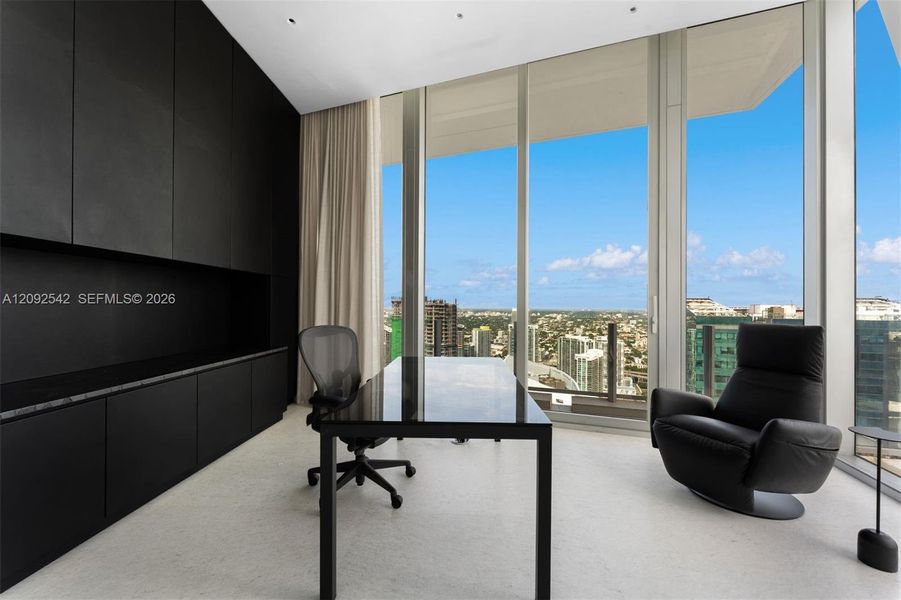 Furnished interior view inside a new home in , Miami (Image 6). Furnished interior view inside a new home in , Miami (Image 6).