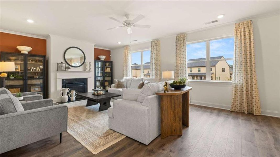 Furnished interior view inside a new home in The Gates at Pates Creek, Hampton (Image 55).