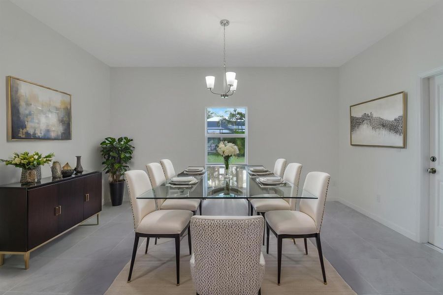 Furnished interior view inside a new home in , Port St. Lucie (Image 9).