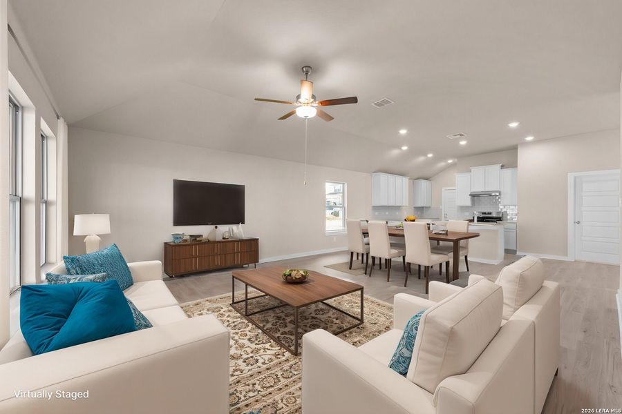Furnished interior view inside a new home in Verano Farms, San Antonio (Image 8).