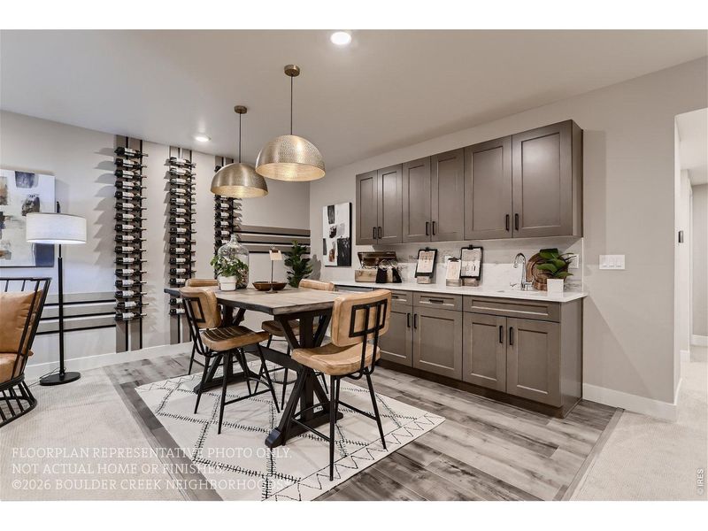 Furnished interior view inside a new home in , Broomfield (Image 30).