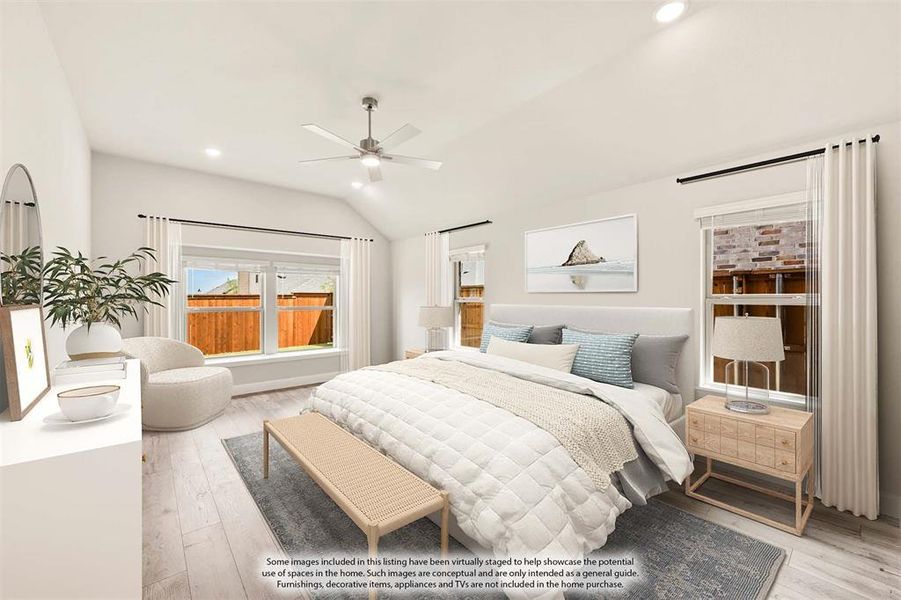 Furnished interior view inside a new home in Creekview Meadows, Pilot Point (Image 11).