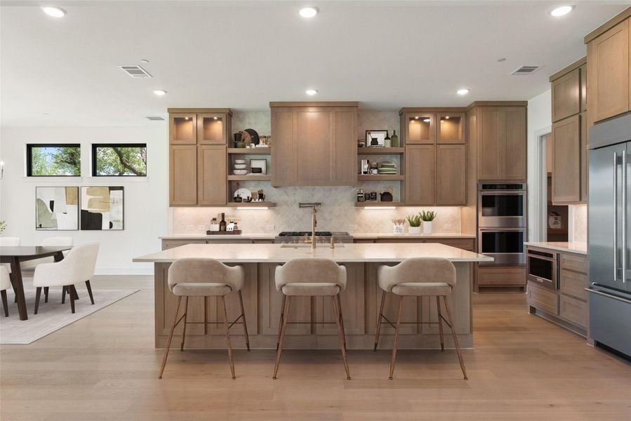 Furnished interior view inside a new home in Sweetwater, Austin (Image 14).