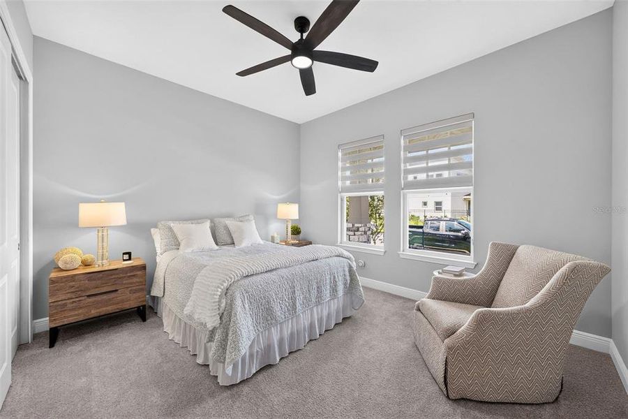 Furnished interior view inside a new home in Laureate Park, Orlando (Image 19). Furnished interior view inside a new home in Laureate Park, Orlando (Image 19).