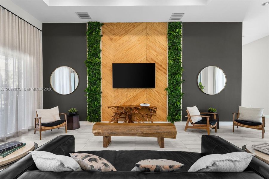 Furnished interior view inside a new home in , Pembroke Pines (Image 35).