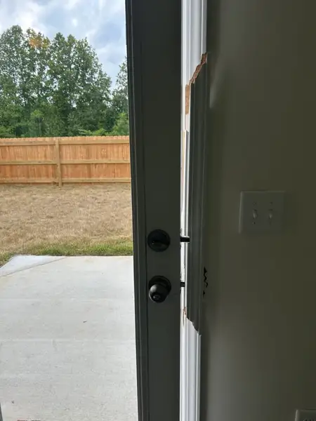 Exterior details and patio area of a home in The Wilcox, Greensboro (Image 4).