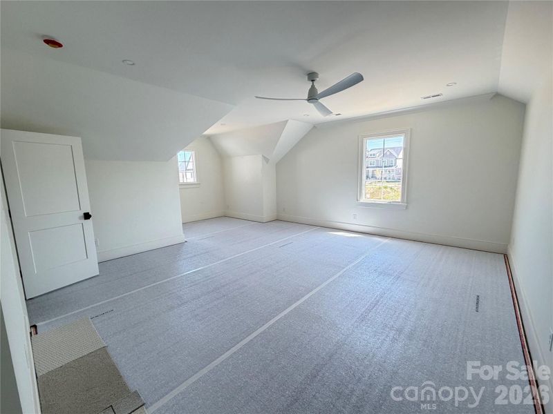 In-law Suite with private sitting area, full bathroom and closet.