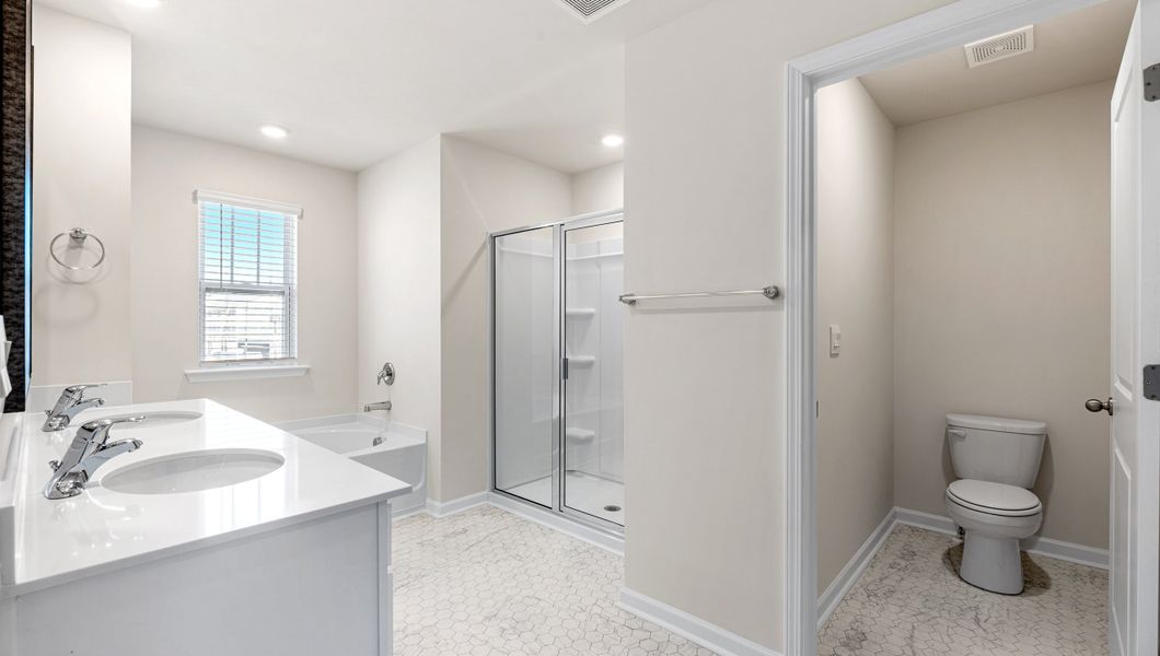 Furnished interior view inside a new home in Spring Ridge, Anderson (Image 16).
