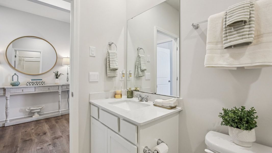 Furnished interior view inside a new home in The Parks, White House (Image 25).