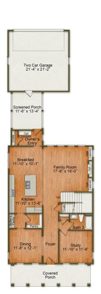 2D floor plan layout for the Barclay by Homes by Dickerson in Nexton, Summerville, SC (Image 4). 2D floor plan layout for the Barclay by Homes by Dickerson in Nexton, Summerville, SC (Image 4).