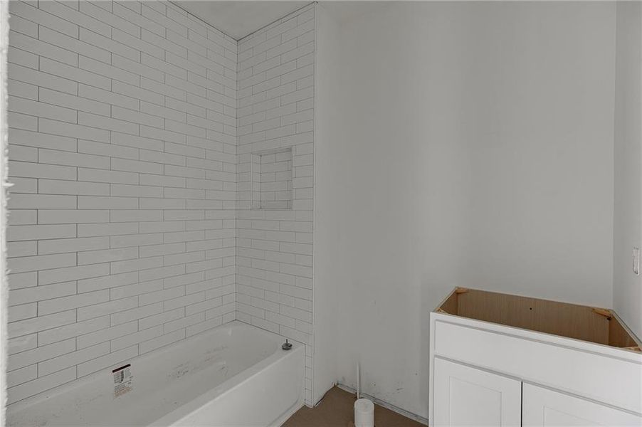 In-progress construction of a new home in , Buford, GA (Image 33).