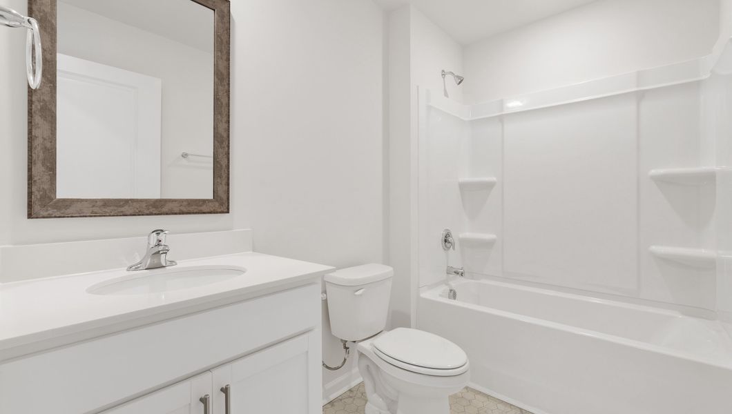 Furnished interior view inside a new home in Lightwood Cottages, Moore (Image 6).