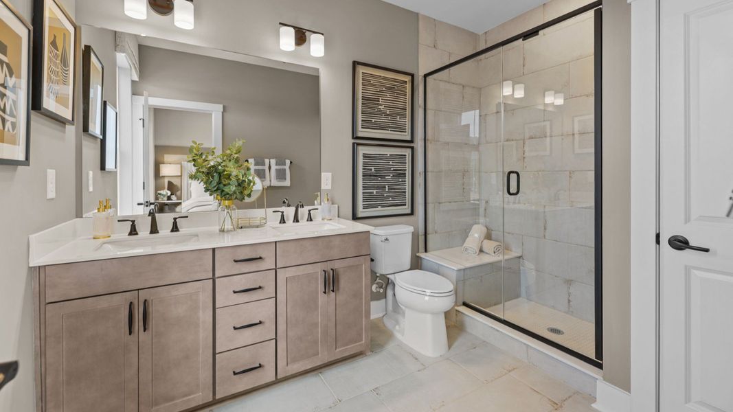 The Landon by DRB Homes in Greenway Overlook Charlotte NC - Bathroom 2 The Landon by DRB Homes in Greenway Overlook Charlotte NC - Bathroom 2