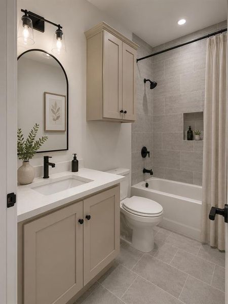 Furnished interior view inside a new home in , Farmersville (Image 8).