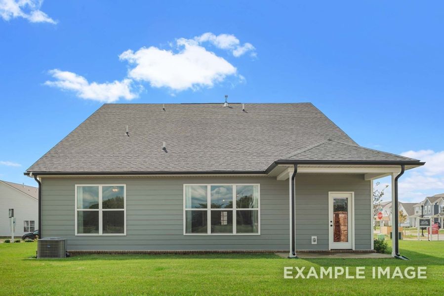 Exterior details and patio area of a home in Woods Crossing, Gallatin (Image 3).