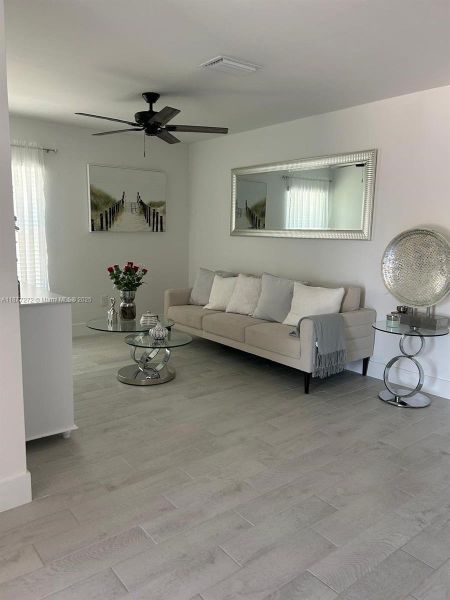 Furnished interior view inside a new home in , Cape Coral (Image 12). Furnished interior view inside a new home in , Cape Coral (Image 12).