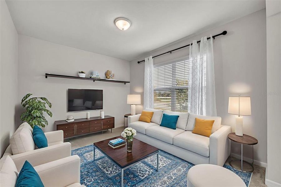 Furnished interior view inside a new home in , Kissimmee (Image 26).