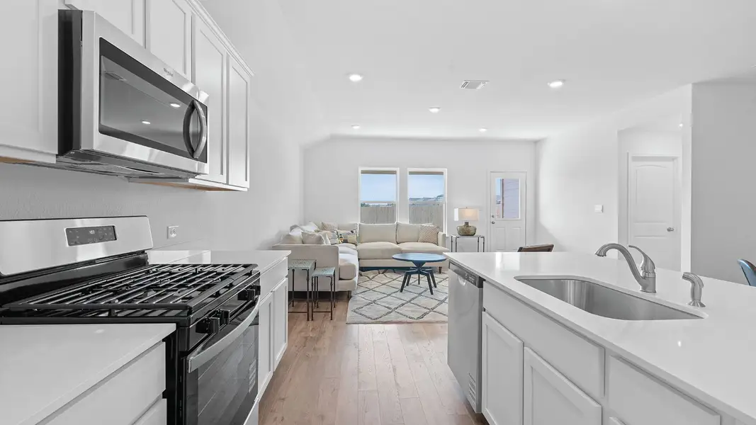 Furnished interior view inside a new home in Carillon, Manor (Image 6). Furnished interior view inside a new home in Carillon, Manor (Image 6).