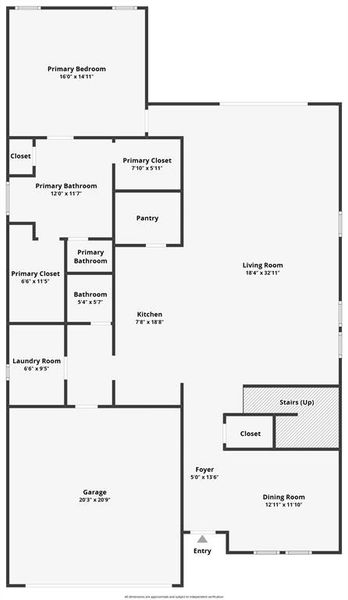 2D floor plan layout of this home in Parks at Foster Crossing - Signature Series, Anna, TX (Image 5).