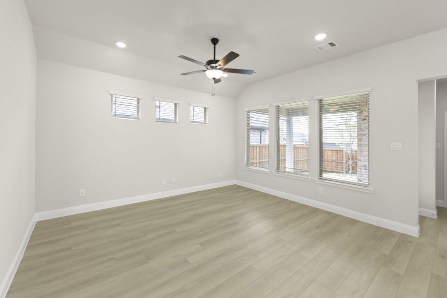 Representative unfurnished interior of a home built from the Timberline by Pacesetter Homes in La Terra at Uptown Celina, Celina (Image 12).