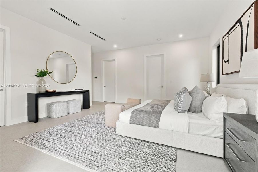 Furnished interior view inside a new home in , South Miami (Image 55).