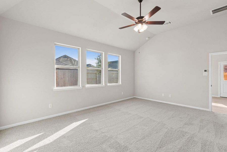 Spacious primary suite (*Photo not of actual home and used for illustration purposes only.) Spacious primary suite (*Photo not of actual home and used for illustration purposes only.)