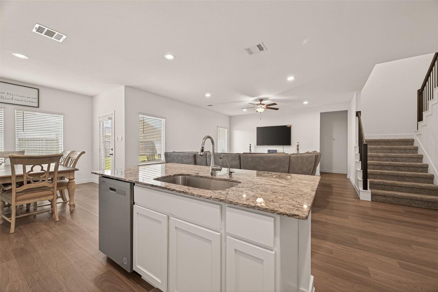 Furnished interior view inside a new home in Westland Ranch 50' Homesites, League City (Image 14).
