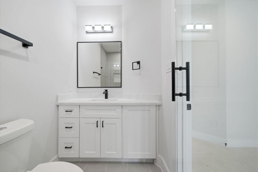 Furnished interior view inside a new home in , Houston (Image 10).