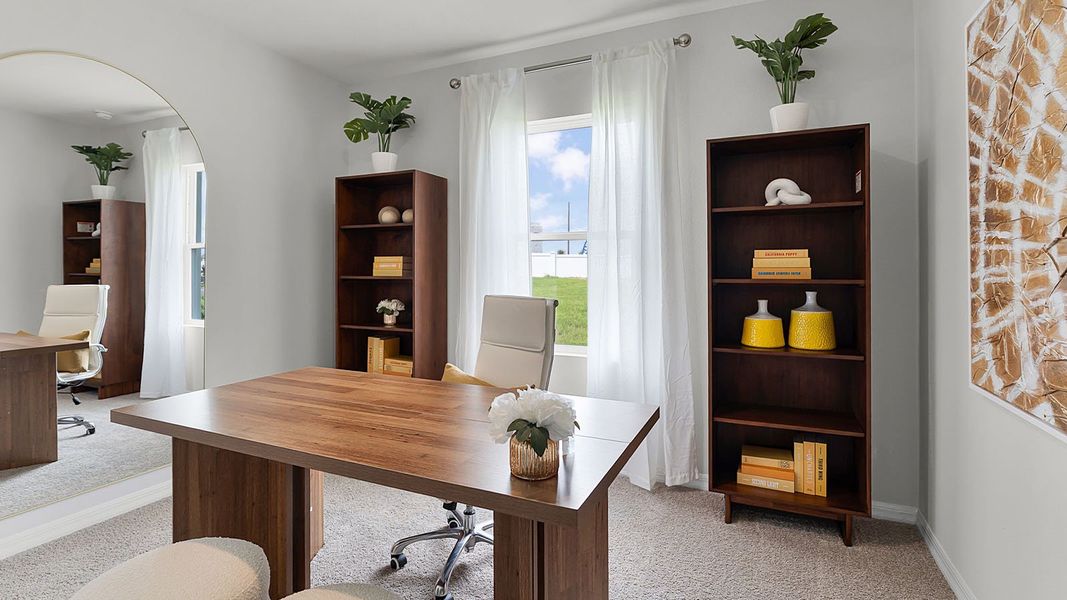 Furnished interior view inside a new home in Crosswinds, Haines City (Image 18).