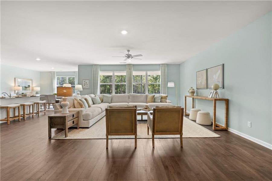 Furnished interior view inside a new home in , Buckhead (Image 16).