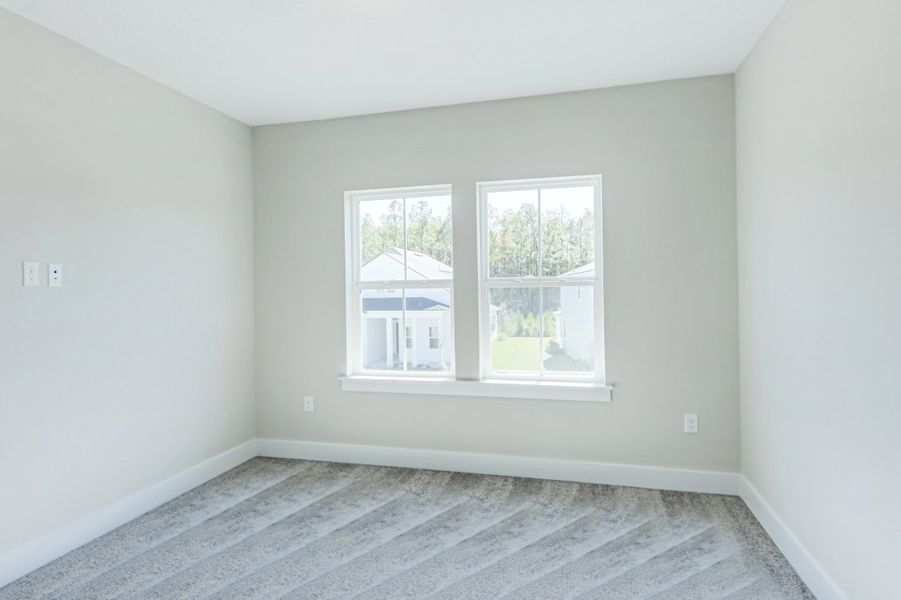 Representative unfurnished interior of a home built from the Julington by Riverside Homes in Hidden Creek at SilverLeaf 70' Series, St. Augustine (Image 30).