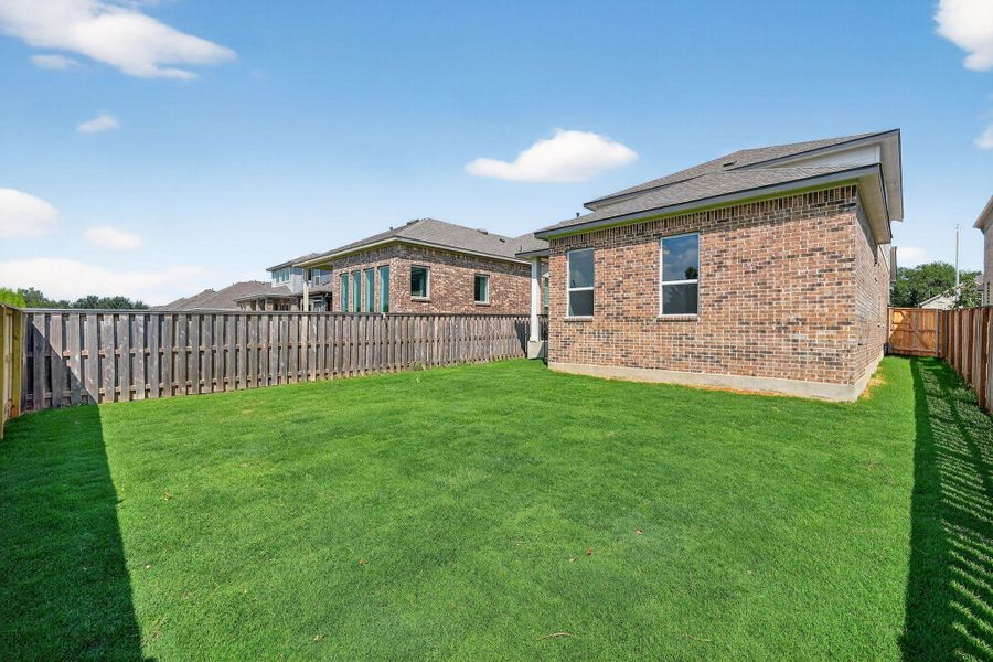 View of fenced backyard View of fenced backyard