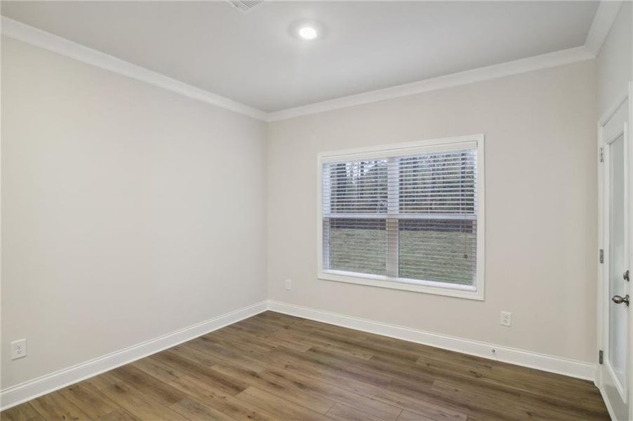 Spacious, unfurnished interior of a new home in Pinecrest Ridge, Dacula (Image 31). Spacious, unfurnished interior of a new home in Pinecrest Ridge, Dacula (Image 31).