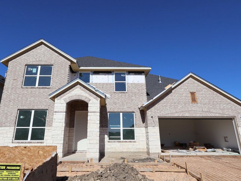 In-progress construction of a new home in Barksdale, Leander, TX (Image 4). In-progress construction of a new home in Barksdale, Leander, TX (Image 4).