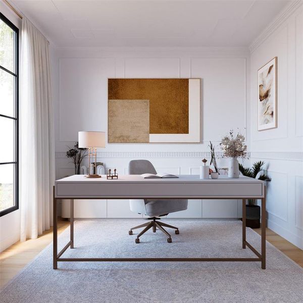 Furnished interior view inside a new home in , Dallas (Image 7).