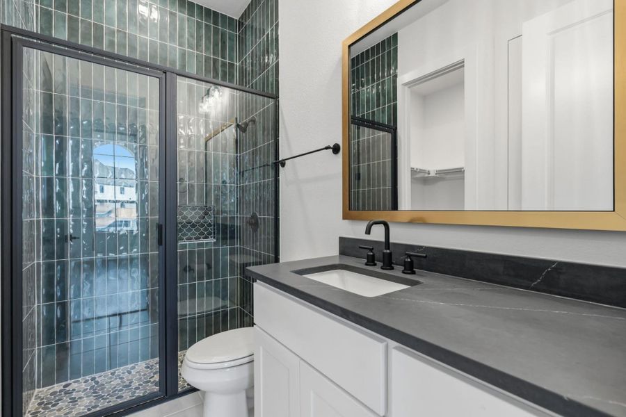 Furnished interior view inside a new home in , Cypress (Image 6).