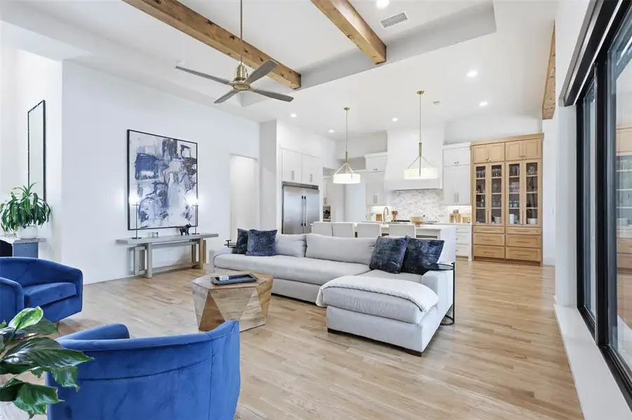 Furnished interior view inside a new home in , Heath (Image 26).