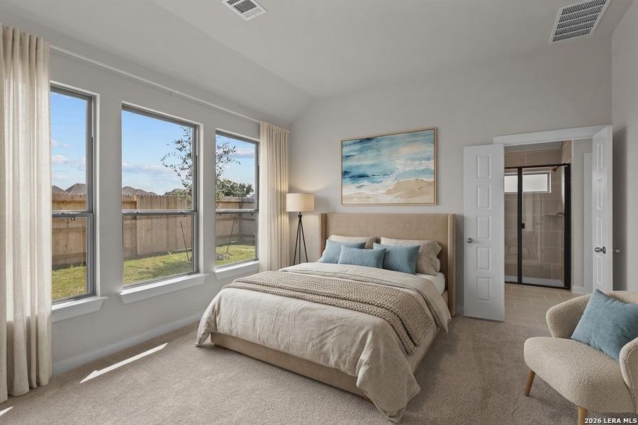 Furnished interior view inside a new home in Stillwater Ranch, San Antonio (Image 11).