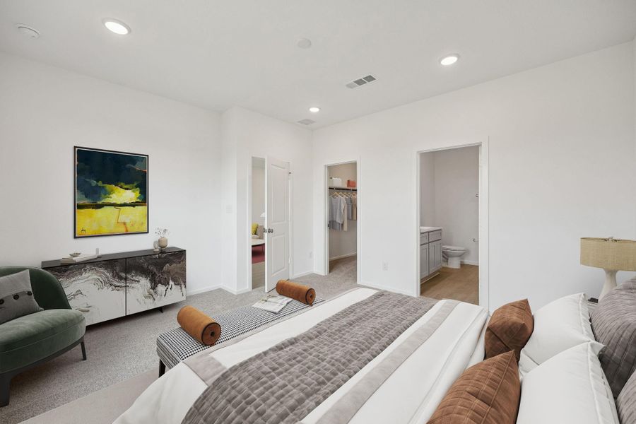 Furnished interior view inside a new home in Montgomery Bend, Montgomery (Image 13).