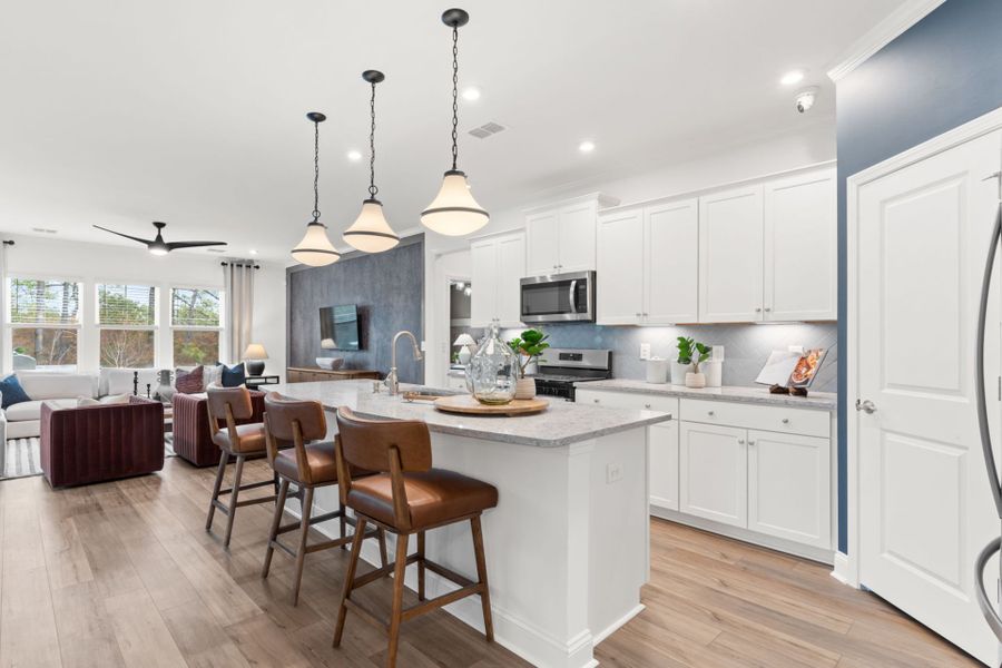 Furnished interior view inside a new home in Southport Meadows, Southport (Image 5). Furnished interior view inside a new home in Southport Meadows, Southport (Image 5).