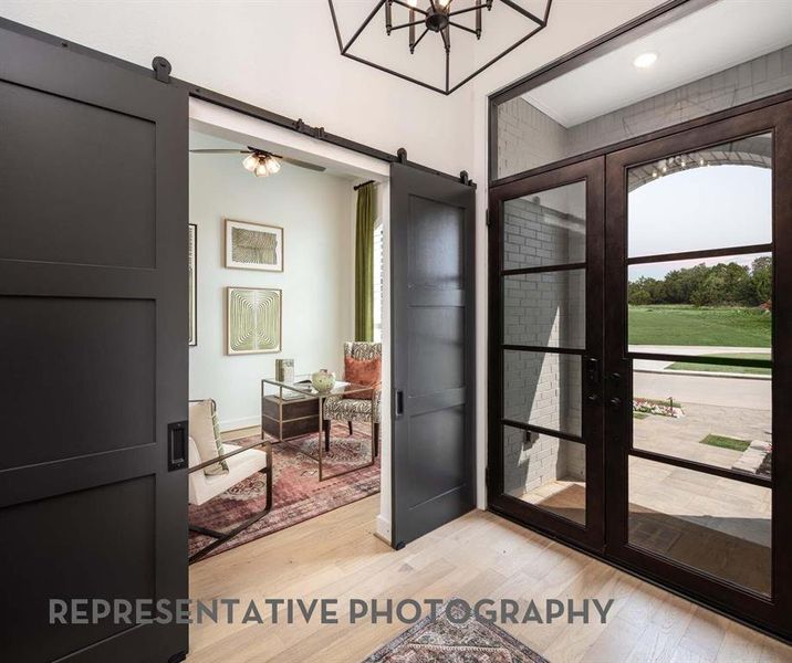 Furnished interior view inside a new home in Furst Ranch, Flower Mound (Image 4).