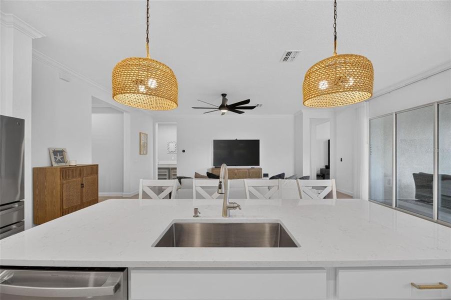 Furnished interior view inside a new home in Southshore Bay Active Adult, Wimauma (Image 6).